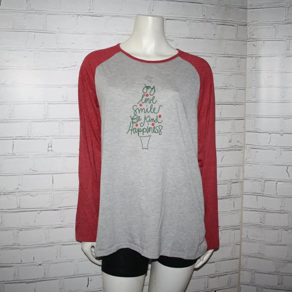 🎅🔴 Christmas Pajama Top · ED · Size L 🔴🎅